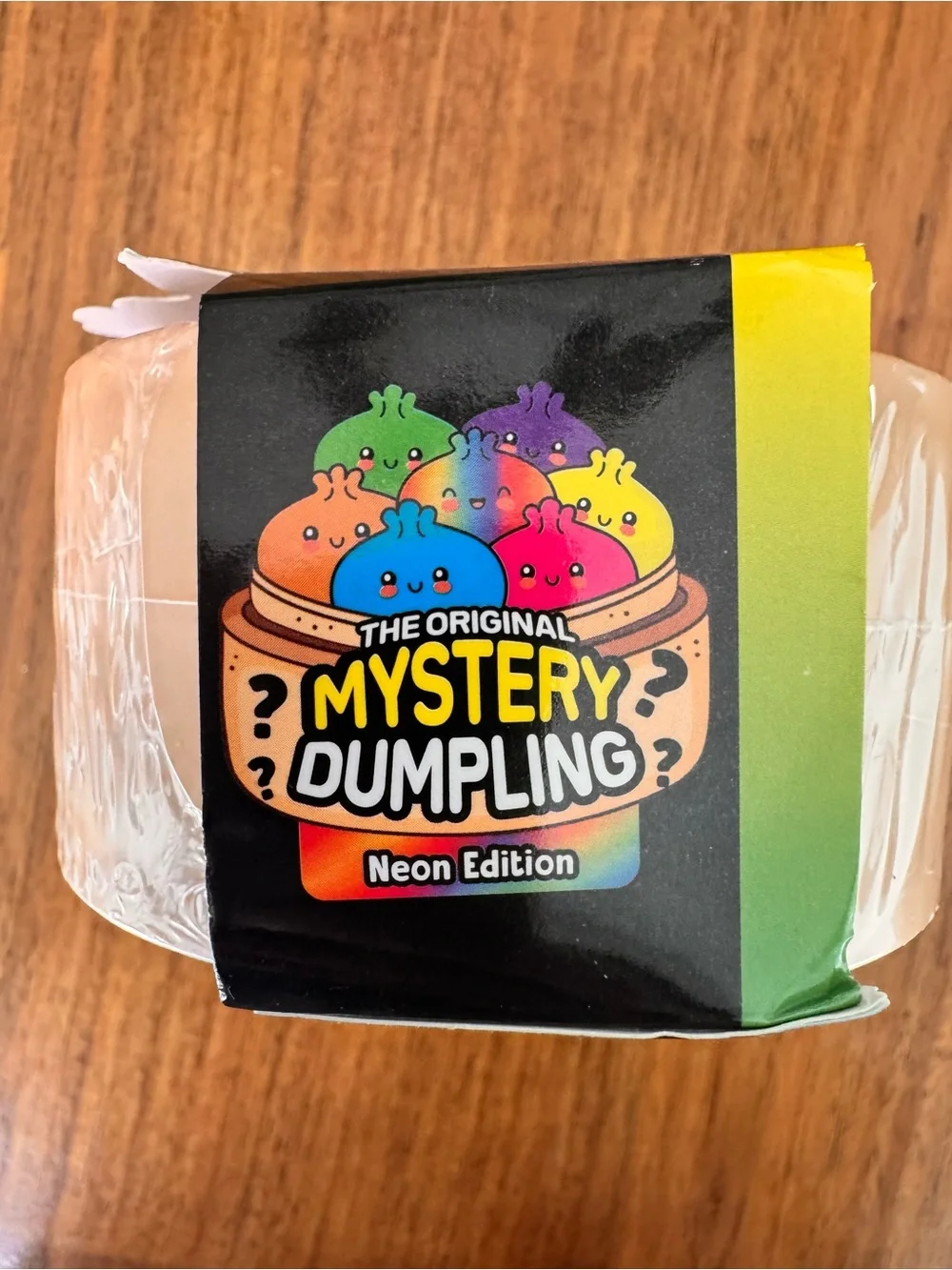 RMS Mystery Dumpling Neon Edition Viral Squishy Super Rare Tie Dye. Sealed NWT